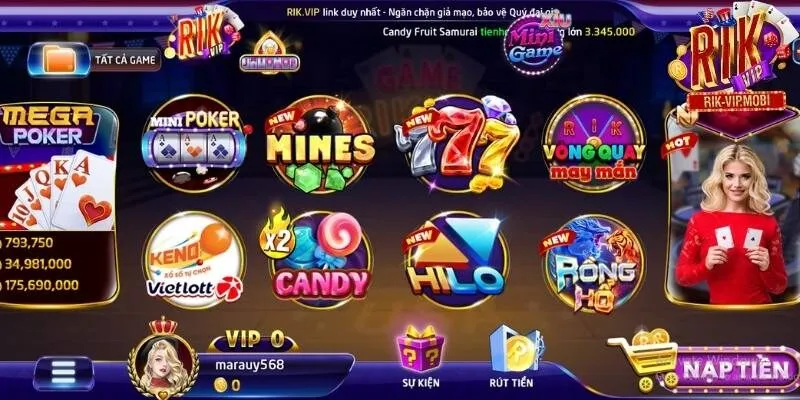 Rikvip casino có những sản phẩm tuyệt vời nào